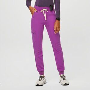 FIGS Limited Edition Purple Jolt Color Zamora Jogger Scrub Pants